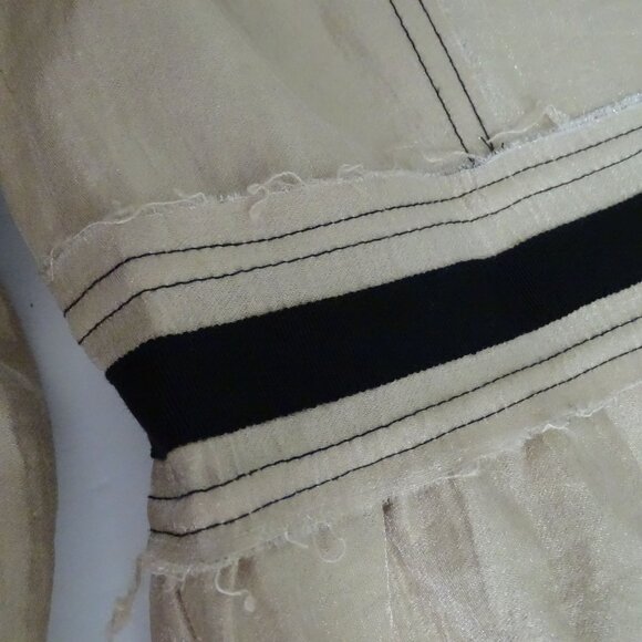 To The Max Gold Double Breasted Midi Dress Women Size S Pockets Collared - Picture 13 of 14